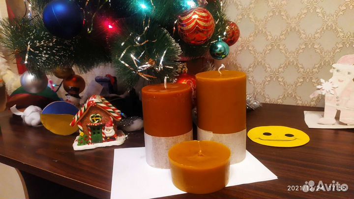 Свечи из натурального пчелиного воска