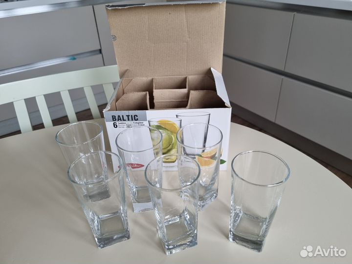 Стаканы стекло из одной серии наборы