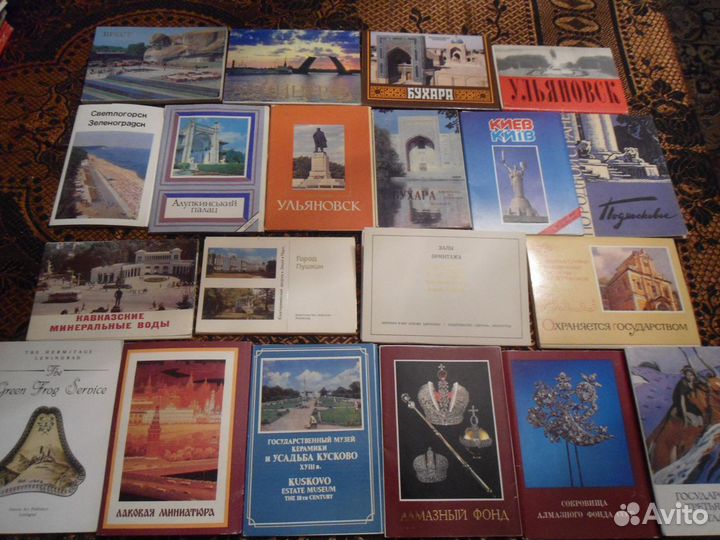 Наборы открыток и открытки-цветы