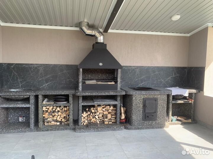 Печь барбекю, модуль под тандыр, мангал