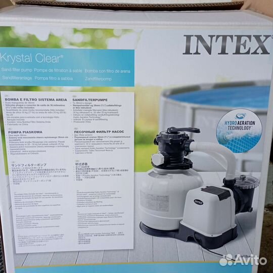 Каркасный бассейн intex бу