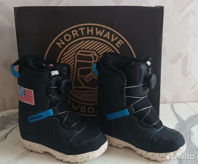 Ботинки для сноуборда детские 34 размер