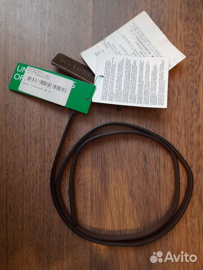 Ремень benetton кожа беннетон