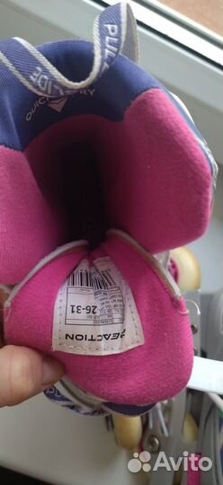 Роликовые коньки детские раздвижные