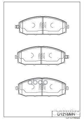 D1218M-01 711 04Y01-1218M колодки дисковые п