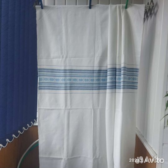 Шторы новые льняные