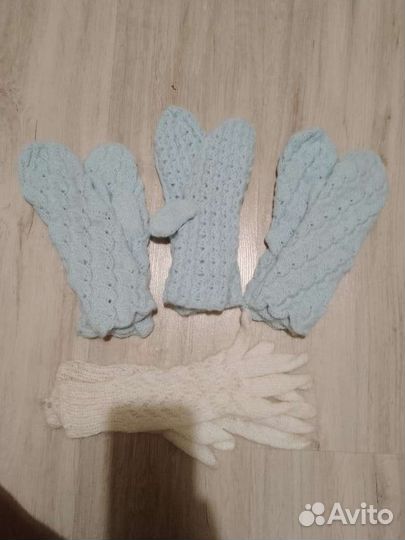 Пуховые носки, варежки