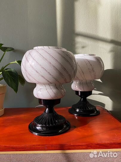 Настольные лампы «грибы» Югославия винтаж СССР