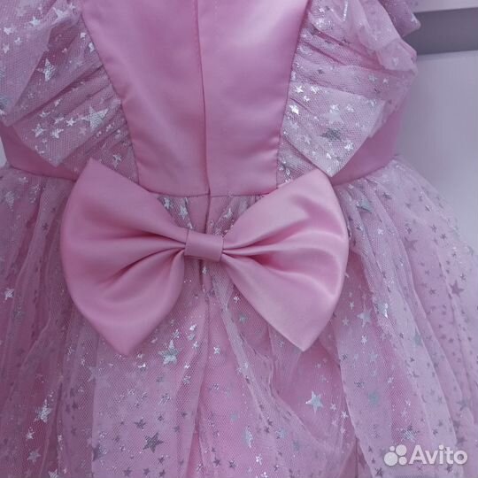 Нарядное платье для девочки на годик 80