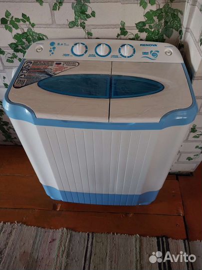 Стиральная машина renova полуавтомат,новая