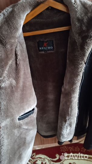 Кожаная куртка мужская с капюшоном