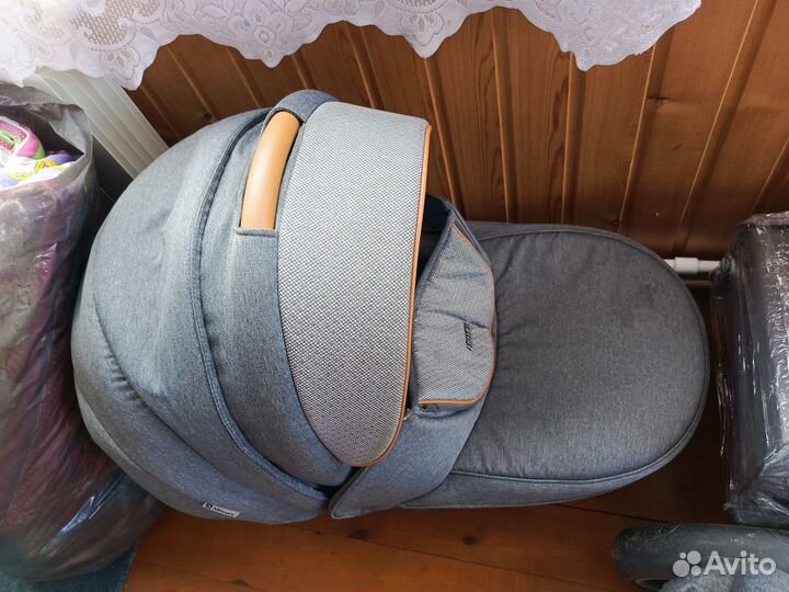 Коляска 2 в 1 adamex monte carbon