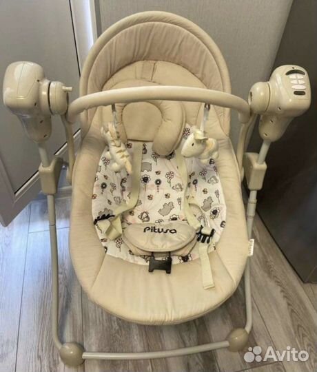 Детские электронные качели для новорожденных