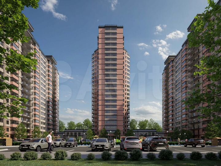 2-к. квартира, 62,3 м², 21/22 эт.