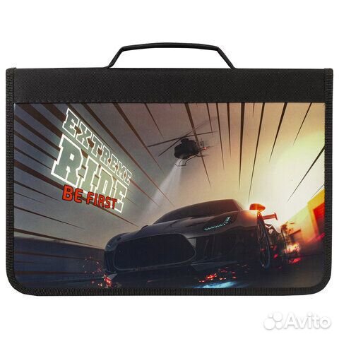 Папка труда brauberg А4 с ручкой, 1 отделение, орг