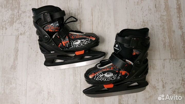 Коньки раздвижные р.26-30