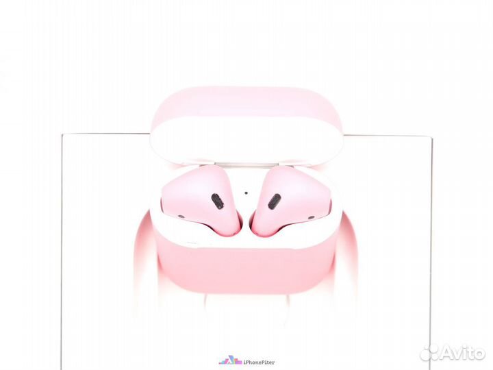 Беспроводные наушники AirPods 2 (Бледно-розовый)