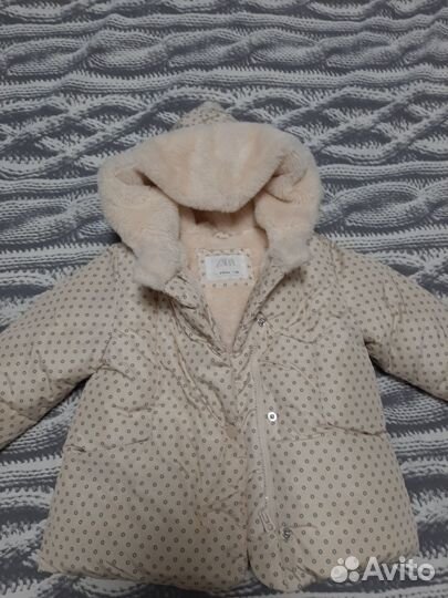 Куртка зимняя для девочки 86-92