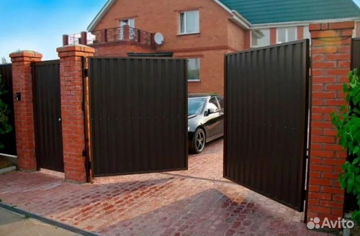 Распашные Ворота Замер Бесплатно
