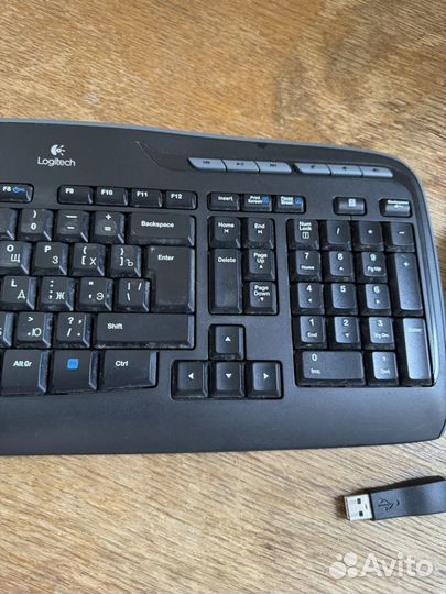 Беспроводная мышь и клавиатура logitech k330