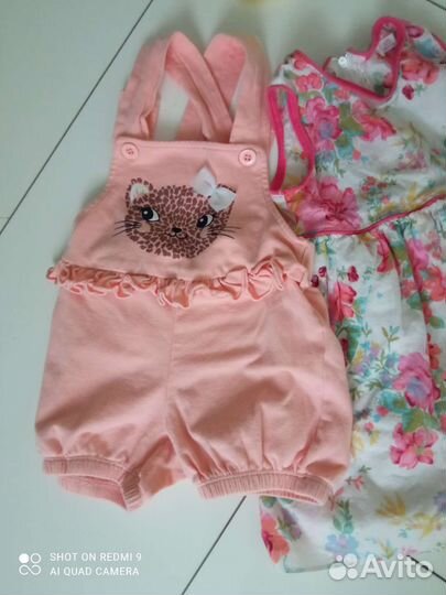 Вещи пакетом на девочку 74