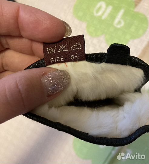 Перчатки женские кожаные 6.5