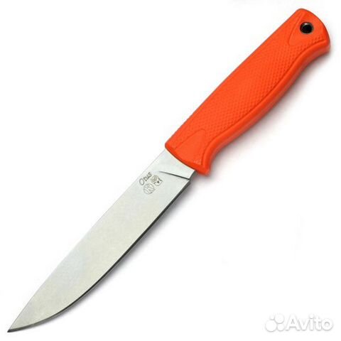 Нож otus оранжевый сталь AUS8