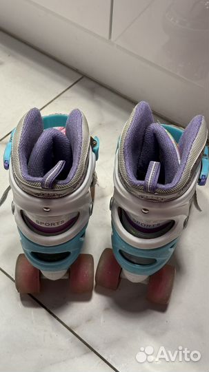 Ролики детские на 4 колесах 34-37 (коньки)