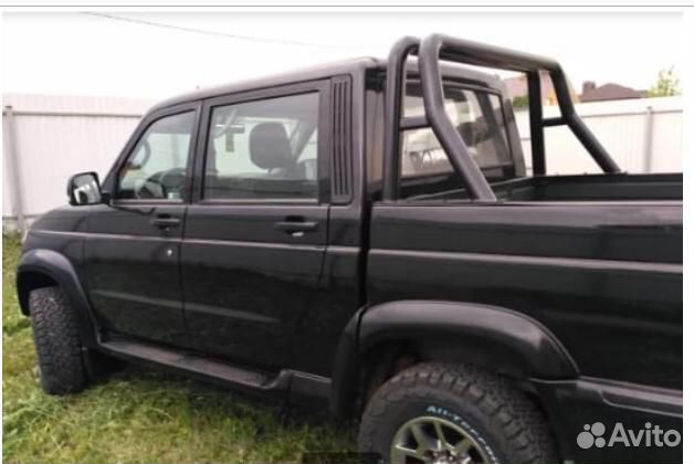 Сдвоенная защитная дуга на УАЗ Патриот Пикап ф76