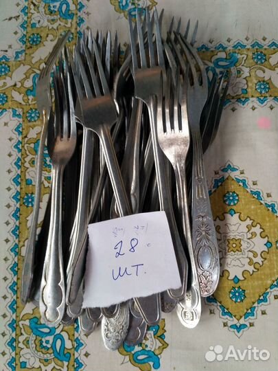 Аллюминевые ложки и вилки