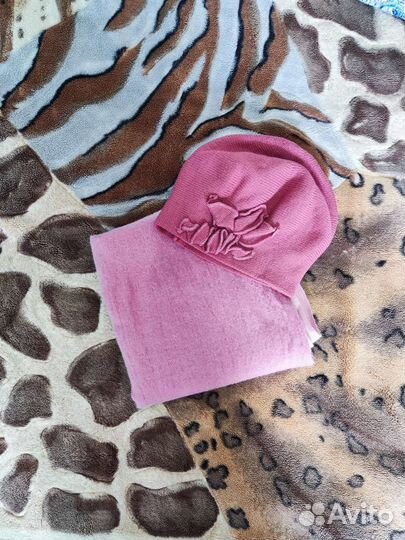 Комплект шапка, шарф