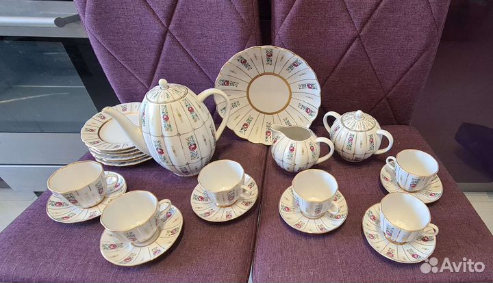 Сервиз кофейный лфз фарфор
