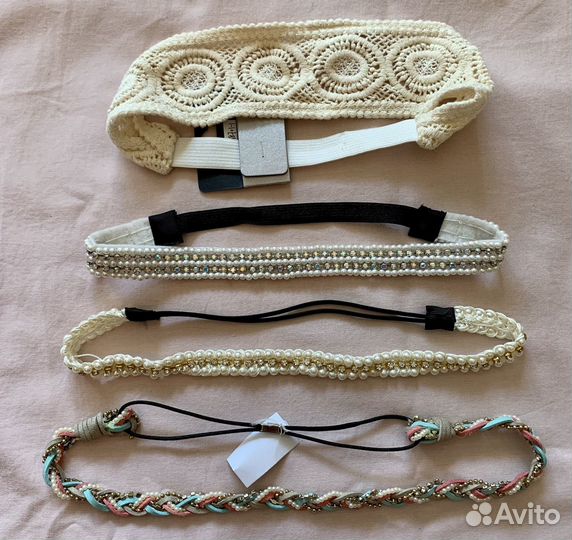 Повязка для волос на голову украшение ободок