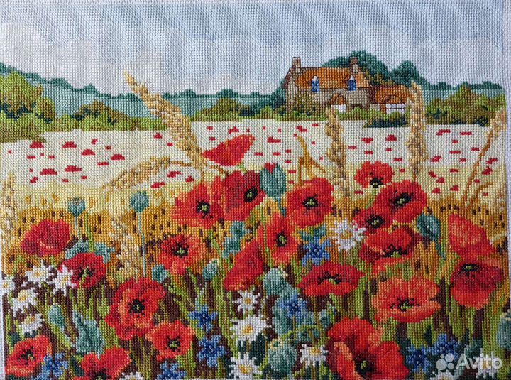 Картина 28х21 см вышивка крестиком