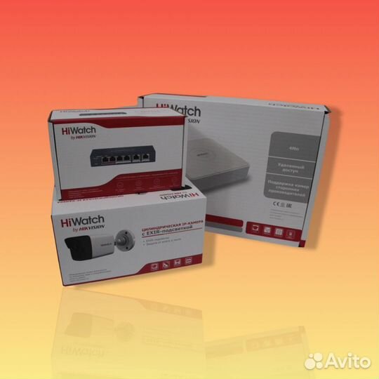 Уличное ip видеонаблюдение hiwatch