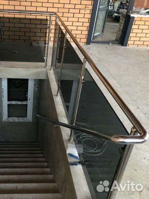 Перила из нержавеющей стали, пвх, стекло