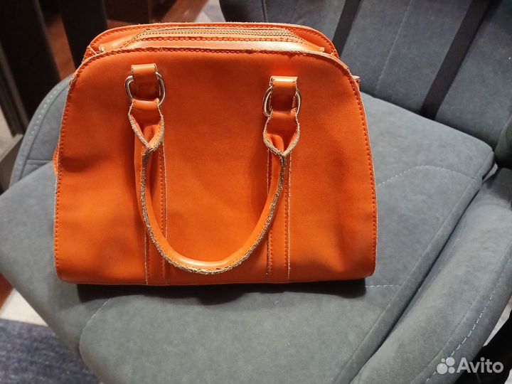 Сумка женская натуральная кожа бу