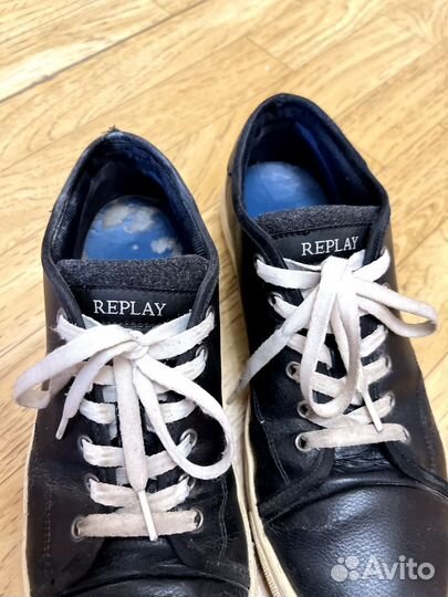 Кеды Replay кожа