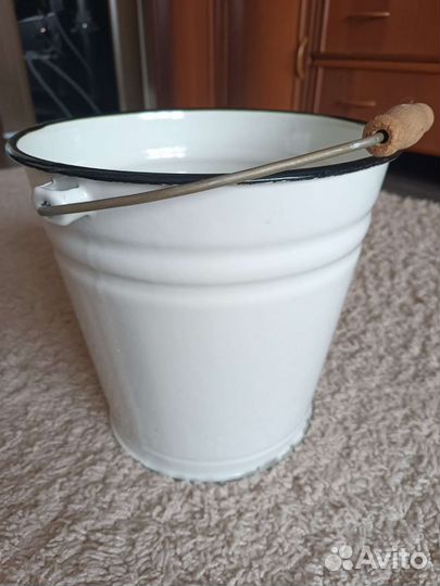 Ведро эмалированное СССР новое