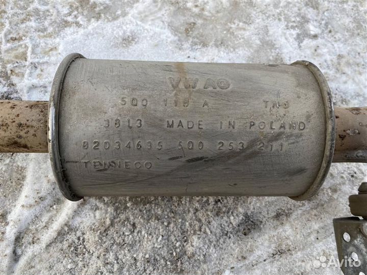 Глушитель основной Skoda Octavia A7 2013-2019