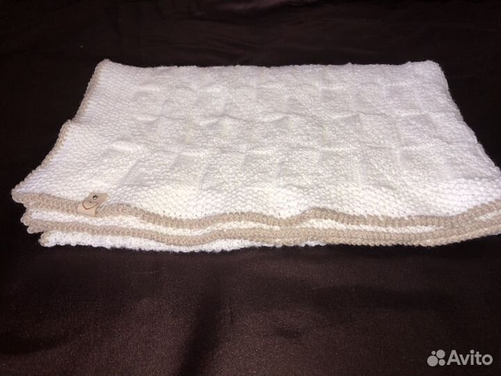 Плед детский вязаный ручная работа