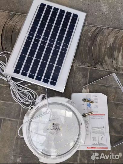 Прожектор Led плафон на солнечной батарее