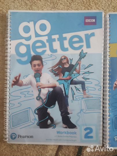 Учебник и тетрадь английского языка go getter 2