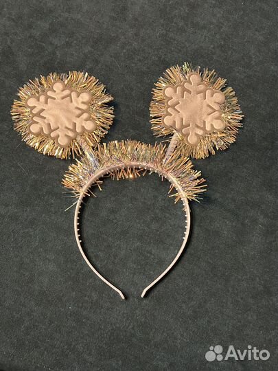 Ободок снежинка