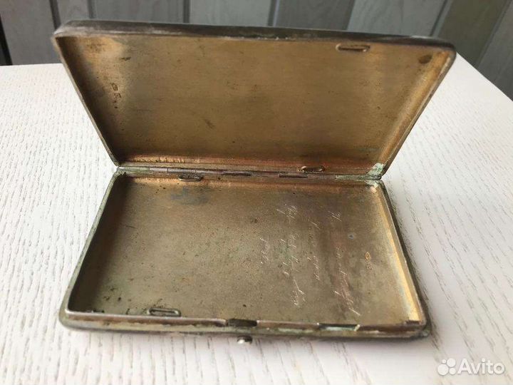 Портсигар серебро 84 проба