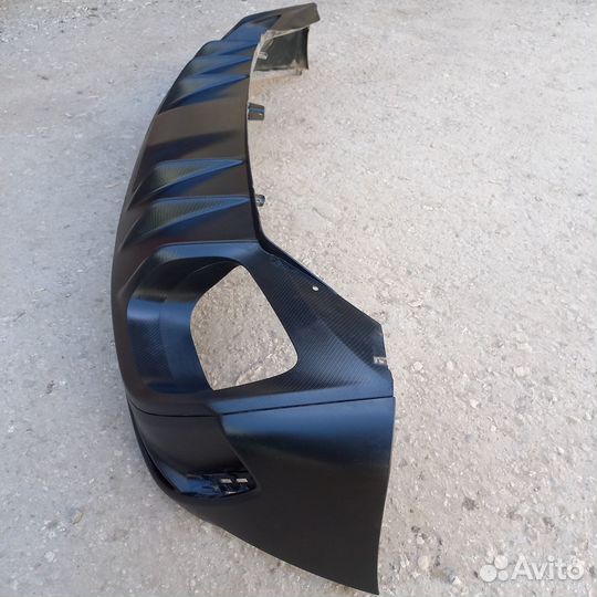 Юбка заднего бампера Geely Coolray