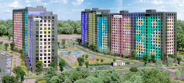 Квартира-студия, 23,3 м², 7/18 эт.