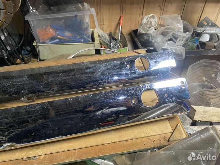 Половина угол бампера Москвич