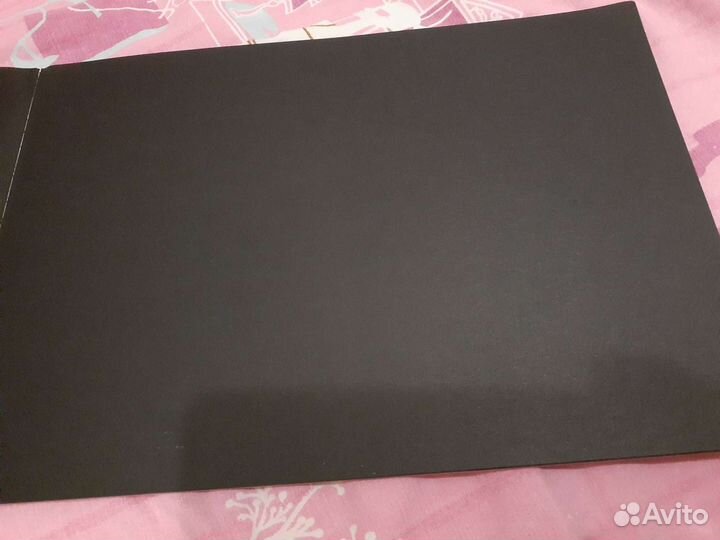 Альбом для эскизов, листы чёрного цвета