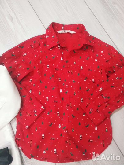 H&M рубашки 104/110